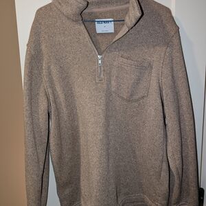 Old Navy Men's Zip-Up Sweater in Taupe